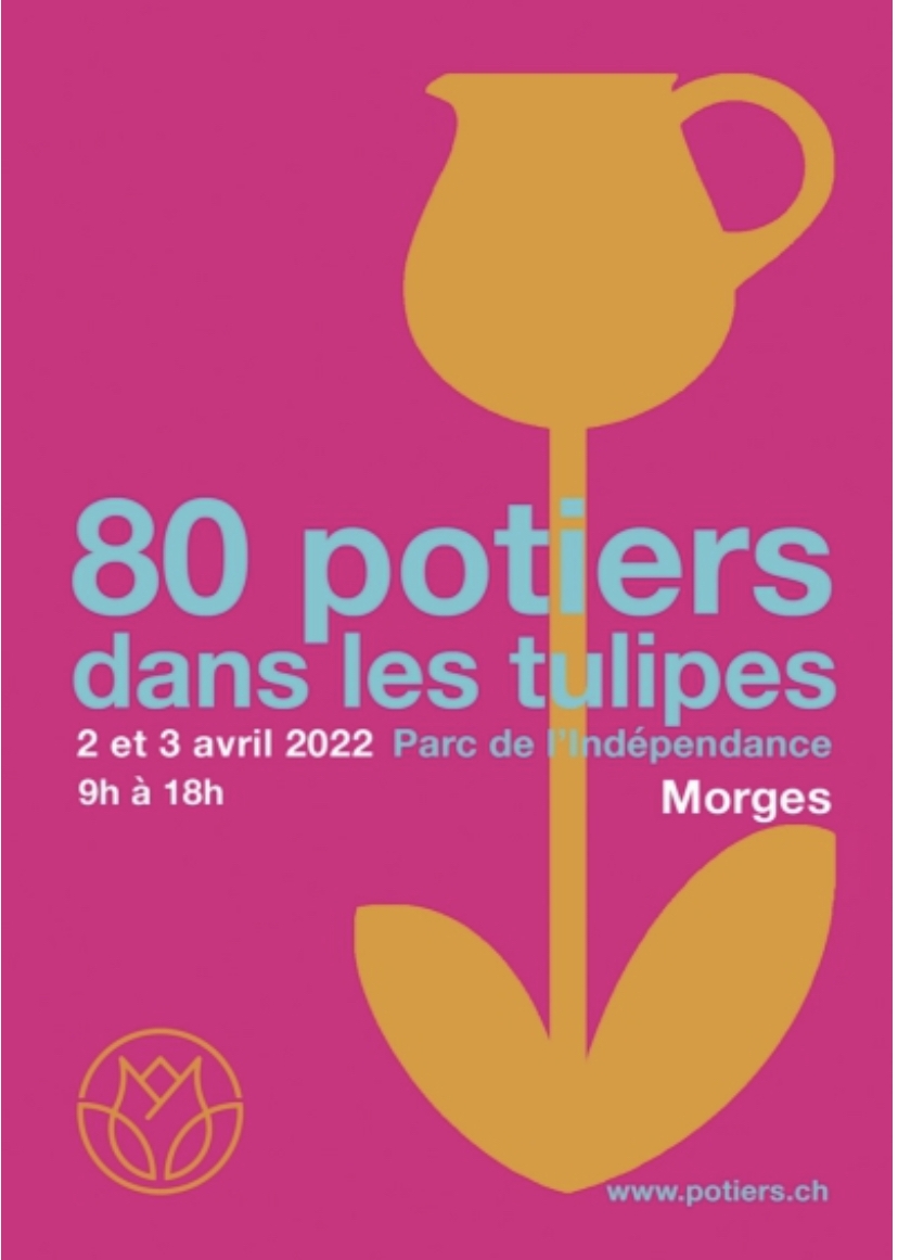 80 potiers dans les tulipes Morges 2 et 3 avril